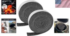 15ft Grill Gasket for Big Green Egg – Durable High Temp Self-Stick Felt 2Pcs