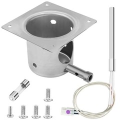 Fire Burn Pot and Hot Rod Ignitor Kit, Heavy Duty Fire Pot and Hot Rod/Grill 1