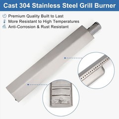 Jennair Gas Grill Burner Kit 3 Pack Heat Plates Stainless