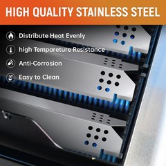 Grill Heat Plate Replacement Parts for Nexgrill 5 Burner 720-0888, 720-0888N