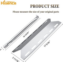 High-Quality Stainless Steel Burner & Heat Plate Set for Gas Grills – 5 Pack