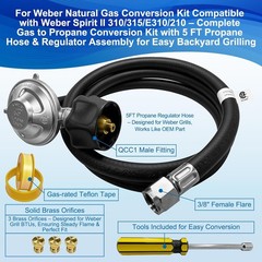 Natural Gas to Propane Conversion Kit for Spirit II 310/315/E310/210,For W