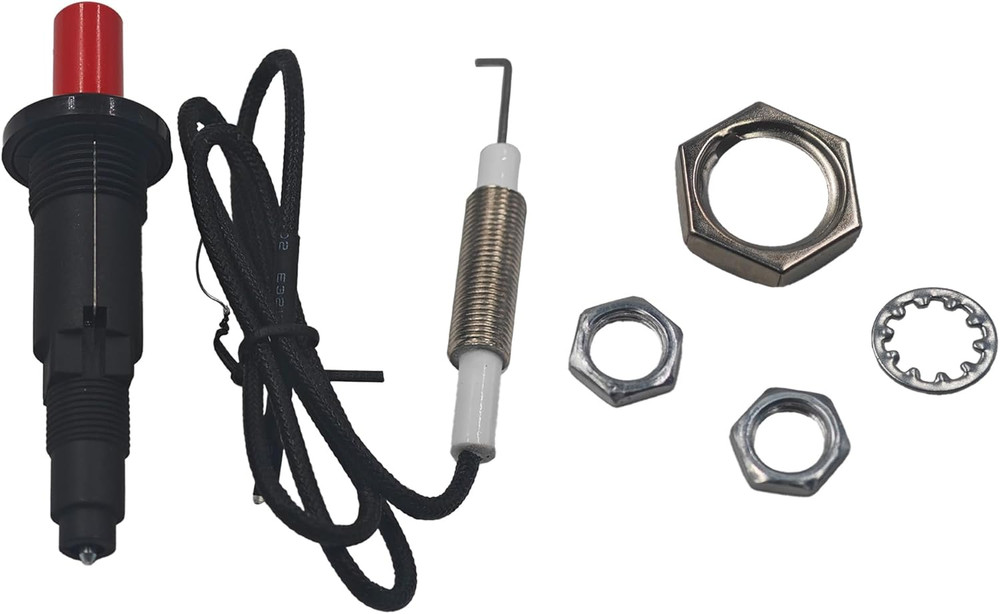 1Pc Universal Push Button Piezo Igniter Kit, Propane Gas Grill/Range/Heater Igni