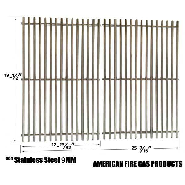 9MM Weber 87528 Stainless Steel Cooking Grates For Weber Genesis E and S series