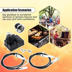 3 Outlet AA Battery Electronic Grill Igniter Kit Fit For Blackstone 28″ Griddle
