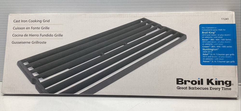 Broil King Cast Iron Grid 11241 for Baron, Crown, Huntington Grills