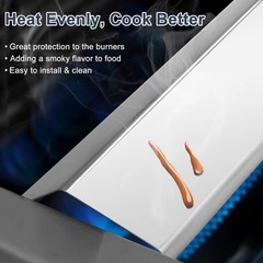 Criditpid Grill Heat Plate Shields Replacement Parts for Brinkmann 810-3660-S…