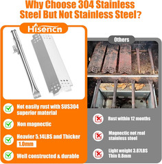304 Stainless Steel Grill Replacement Parts for Nexgrill 720-0830H, 720-0888, 72