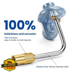 JEASOM Propane Adapter Hose Regulator 3FT