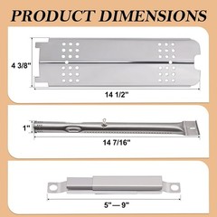 Grill Parts for Charbroil Gas2Coal 463340516 463370516 463370519 463278419 46333