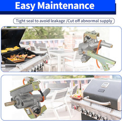 Gas Grill Main Burner Control Valve Igniter Assembly for Bull Angus Brahma Lion