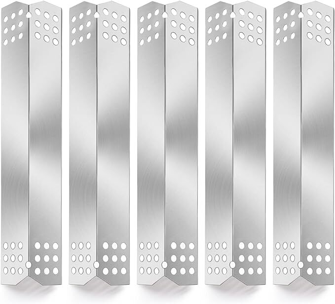 Grill Heat Plates Stainless Steel 5pcs For Kitchen Aid Jenn-Air Outdoor Gourmet