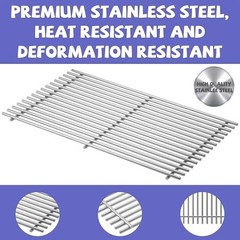 17.5″ Stainless Steel Grill Grate for Weber Spirit & Genesis Series Grills – Dur