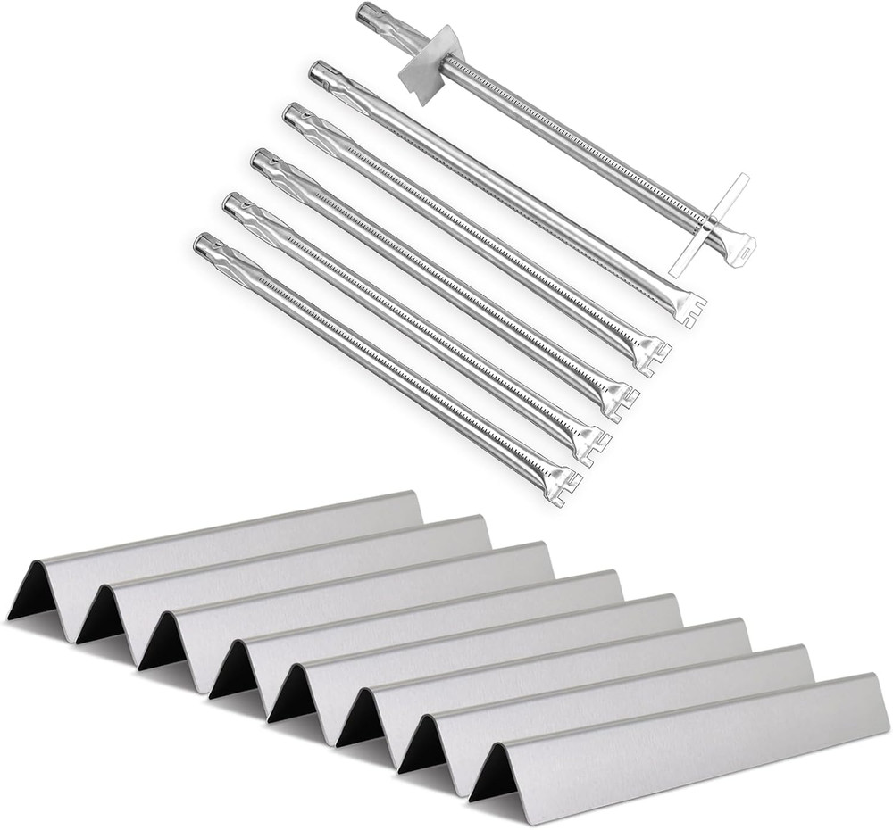 Grill Heat Plates Burner Tubes Replacement for Weber Summit 460 470 440 450 BBQ