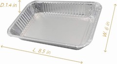 55-Pack Professional replacement for Weber 6415 8.5″X6″Gas Grill Drip Pans