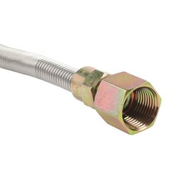 Stainless Steel 24 Inch Propane Hose Corrugated Design for Fire Pits and Grills