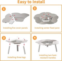 Heat Deflector for Solo Stove Bonfire, 19.5″ Solo Stove Bonfire Accessories, 304