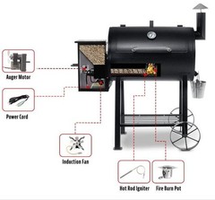 Fire Pot Burn Pot and Hot Rod Ignitor Kit, Heavy Duty Steel Fire Burn Pot wit…