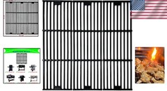 19.75″ Heavy Duty Porcelain Cast Iron Grill Grates for Chargriller 2121-5650