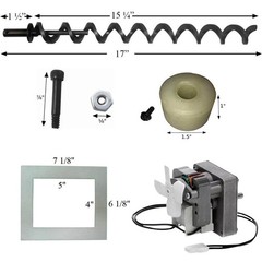 Cabelas Pellet Grill 17″ Auger Shaft & Motor Repair Kit