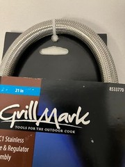 Grill Mark 21” QCC1 Stainless Hose & Regulator Assembly 8533770 NEW