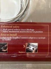 NOS The Grill Care Universal Large H Burner Gas Grill With 1 Knob