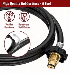 6 Feet Propane Fuel Filter Hose F273699 for Mr.Heater Buddy Portable Buddy an…