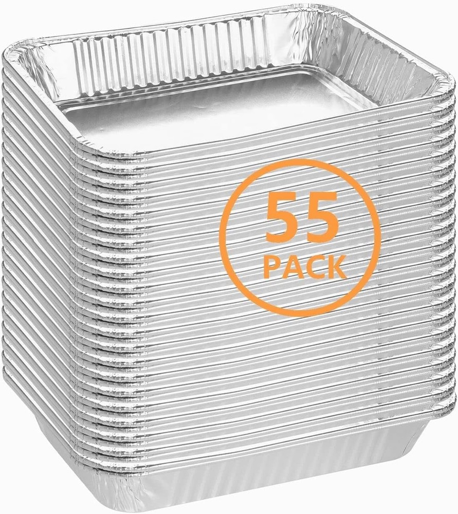 55-Pack Professional replacement for Weber 6415 8.5″X6″Gas Grill Drip Pans