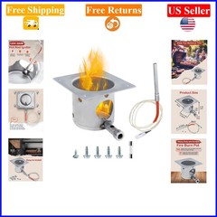 Pellet Grill Fire Burn Pot & Hot Rod Ignitor Kit for Traeger & Pit Boss