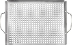 Enhance Your BBQ Experience with the Heavy Duty 11”x17” Stainless Grill Topper