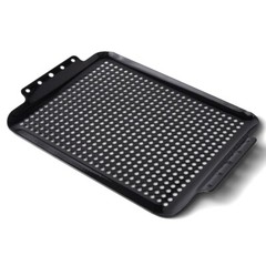 Porcelain Grill Topper, Perfect Accessory for Grilling Fish, Shrimp, 16″ X 12″