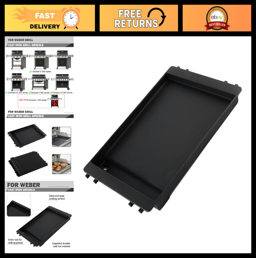 Griddle Replacement for Genesis II E-310 E-335 S-335 E-610 GS4 – Flat Top Cookin