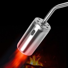 Flamethrower Handle Kit with Rubber Tube for High Temperature Cooking and Tasks
