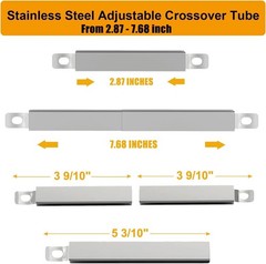 Grill Replacement Parts for Char-Broil Classic 280 2-Burner Burner Grate Kit