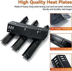 Grill Replacement Parts for Dyna-Glo 4 Burner DGH450CRP DGH451CRP, Set of 4