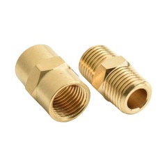 5x RV For Propane Quick Connect Adapter Hex Nipple Coupling Easy Connection
