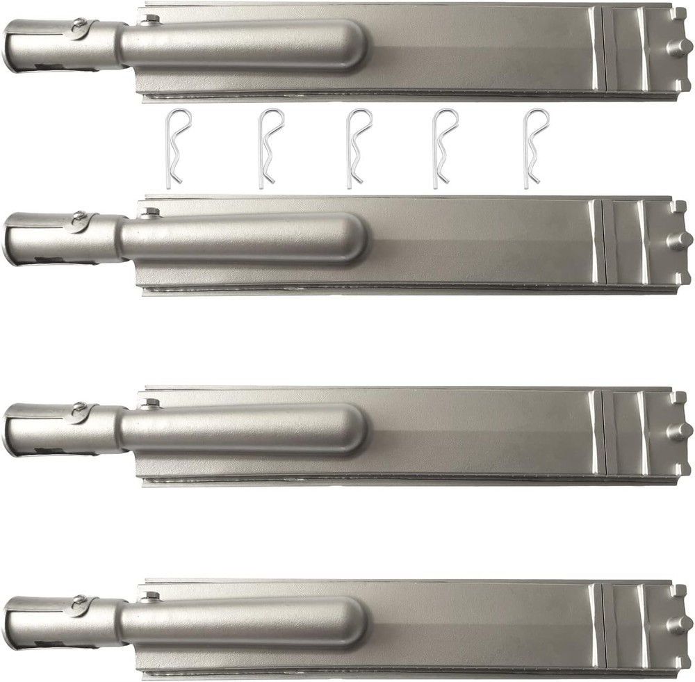 Cast Stainless Grill Burner 4 Pack for Bull Cal Flame Lion