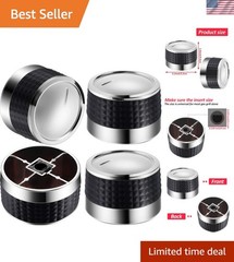 4pcs Chrome-Plated Gas Grill Knobs – Durable Stainless Steel Control Knobs