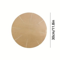 4 Round Baking Liners PTFE Reusable Non-Stick for Home Kitchen Oven Use