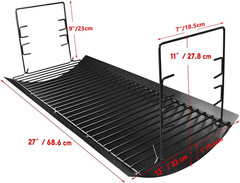 Uniflasy 27 Inches Ash Pan Replacement for Chargriller 1224, 1324, 2121, 2222, 2