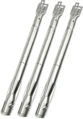 Durable BBQ Replacement Burners – 3 Pack of Stainless Steel Tubes, Easy Install!
