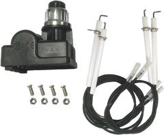 4 Outlet Electronic Grill Igniter with 4 Pack Ignition Needles for Blackstone