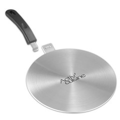 9.45 inch Heat Diffuser, Stainless Steel Induction Cooktop Plate for Electric…