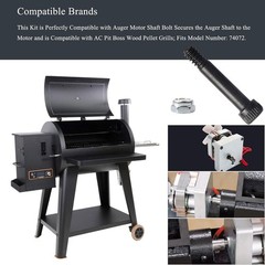 Auger Motor Shaft Nut Bolt Kit for Traeger Pit Boss Rec Tec 2 Set