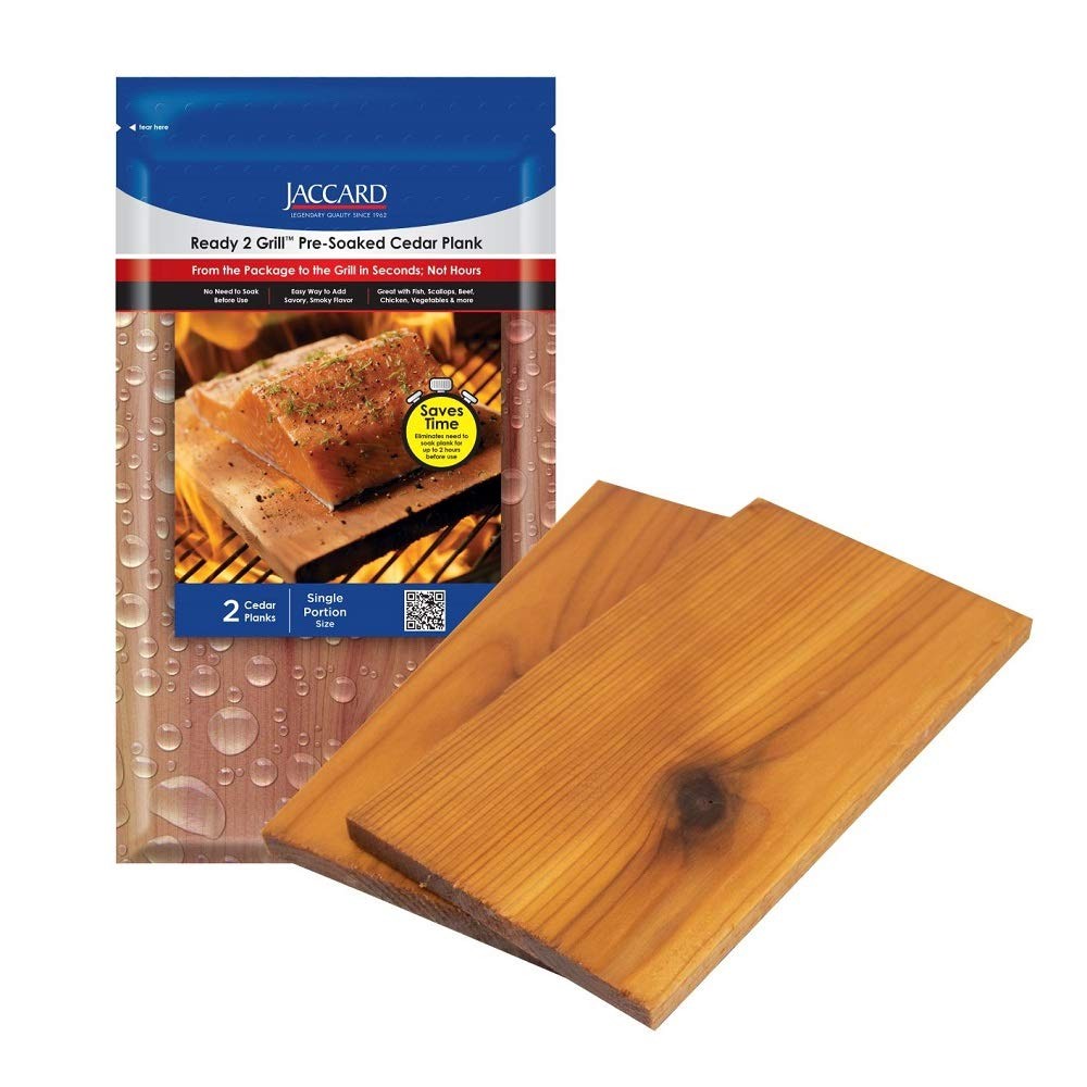 Ready 2 Grill Pre-Soaked Cedar Planks, Premium Wood Planks For Serving, Ideal Gr
