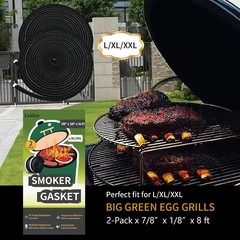 Durable 16 Ft BBQ Smoker Gasket for Big Green Egg L/XL/XXL – Self-Adhesive Seal