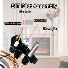 licvqel Natural Gas (NG) 69L17 Pilot Assembly Kit Fit for Lennox Elite, IHP,