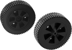 G437-0037-W1 Grill Wheels Replacement Parts for Charbroil Wheels Gas2Coal 463344