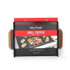 Grill Mark Steel Grill Topper 16×12 Gray