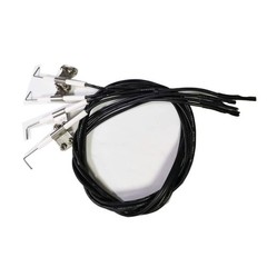 4-Piece Durable Igniter Kit Ceramic Electrode with Wire for Gas Grill Models